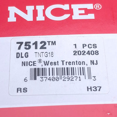 New RBC NICE Bearings 7512DLGTNTG18 Ball Bearing ø0.75in Bore, ø1.75in OD, 5000rpm