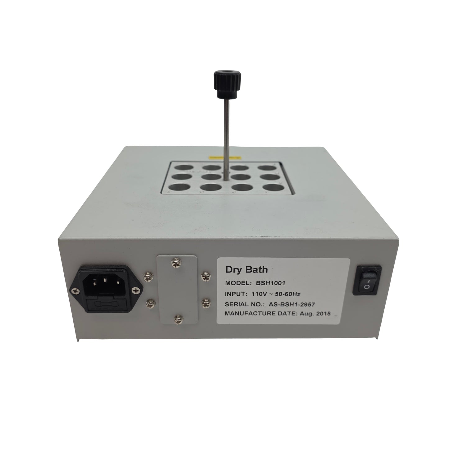 Used Benchmark BSH1001 Digital Dry Bath With BSW1516 Heat Block 12x 15-16mm Tube 120V