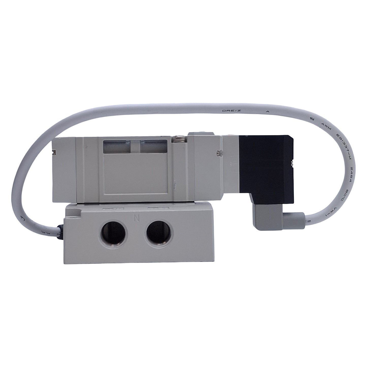 New SMC SV3200-5W1U-02N Solenoid Valve 2-Position 5-Port, 1/4" NPT, 24VDC Coil
