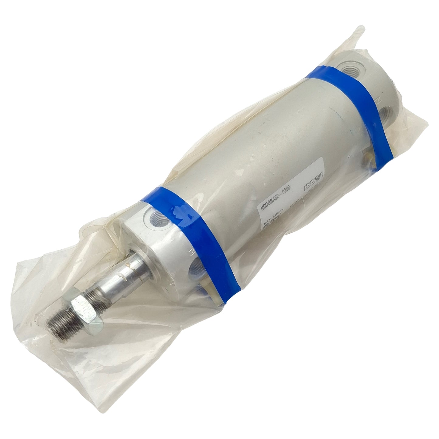 New SMC NCDGBA32-0200 Pneumatic Cylinder, ø1-1/4in Bore, 2in Stroke, 1/8in NPT, 1MPa