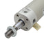 New SMC NCDGBA32-0200 Pneumatic Cylinder, ø1-1/4in Bore, 2in Stroke, 1/8in NPT, 1MPa