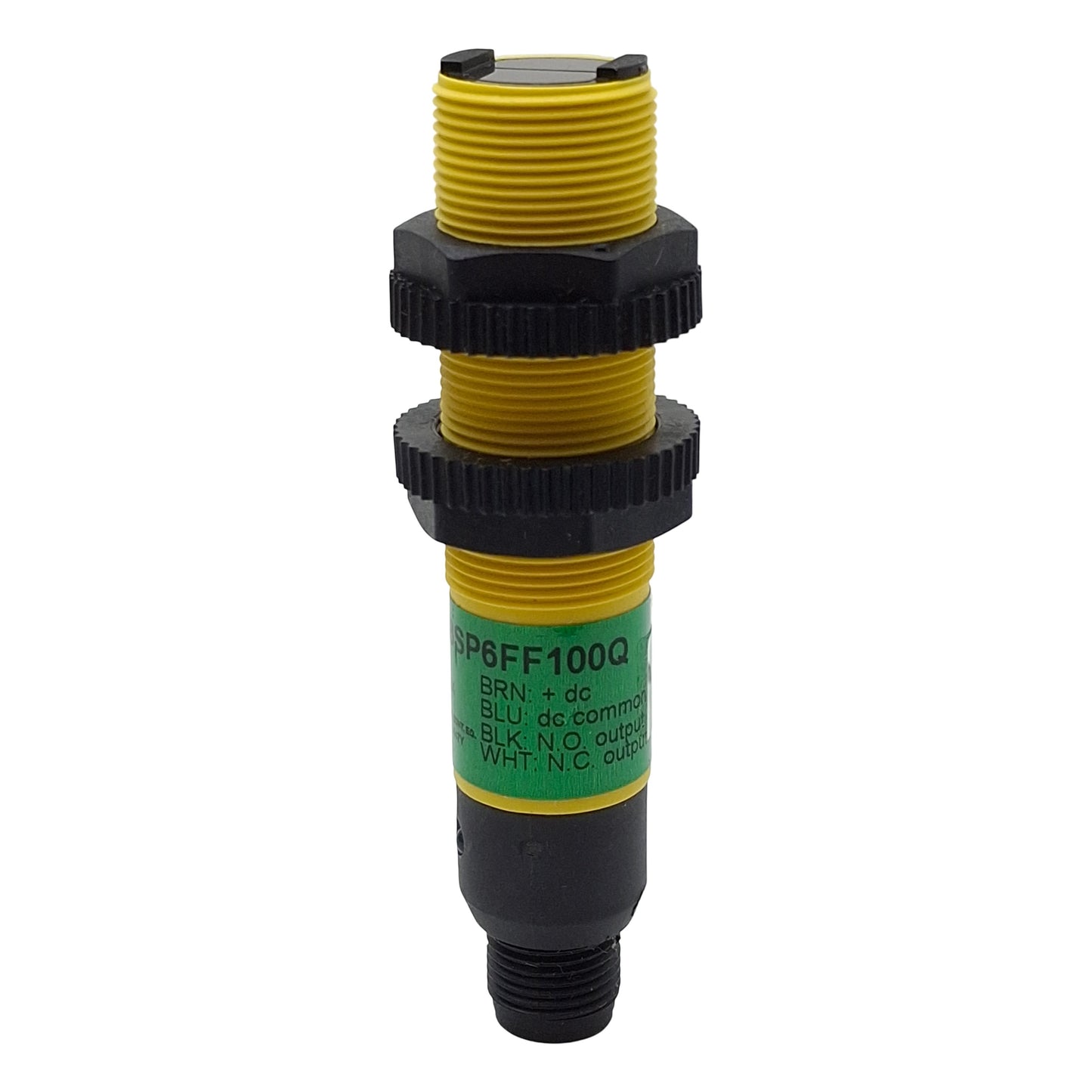 New Banner S18SP6FF100Q Photoelectric Sensor, PNP, 100mm Range, 10-30VDC, 4-Pin M12