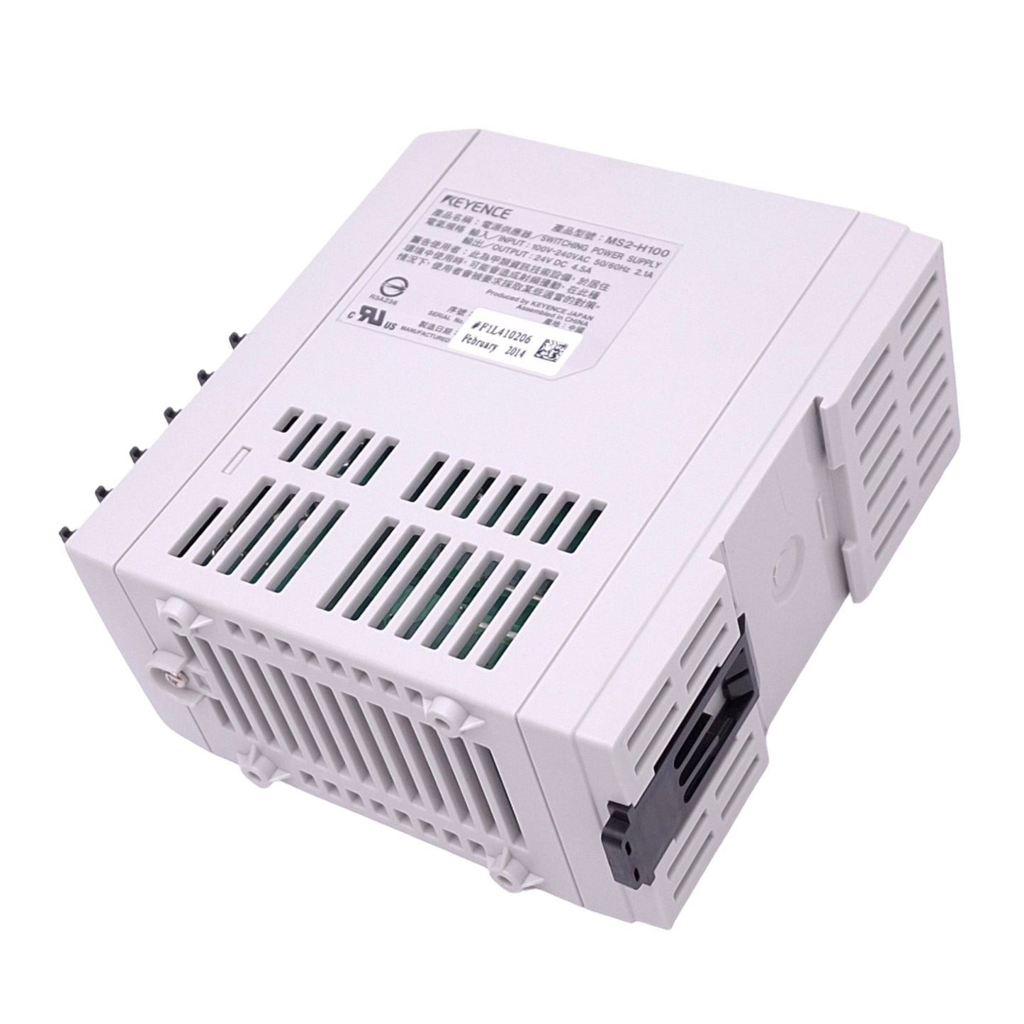 Used Keyence MS2-H100 Power Supply, 100-240VAC In, 24VDC 4.5A Out, 100W, LED Display