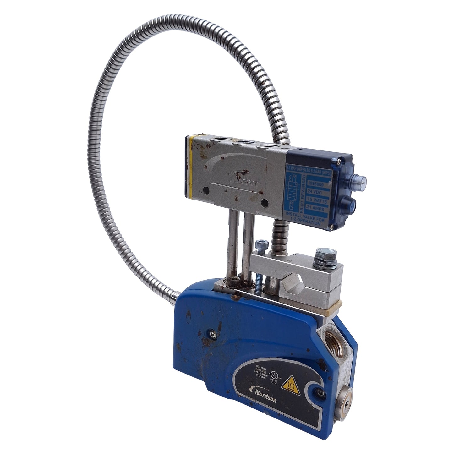 Used Nordson MiniBlue 2 1095809 Hot Melt Dispensing Applicator 2.7-6.2bar Range
