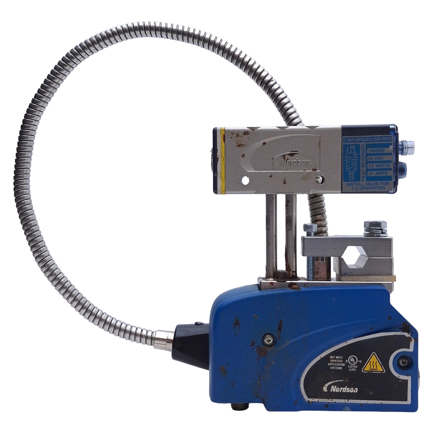 Used Nordson MiniBlue 2 1095809 Hot Melt Dispensing Applicator 2.7-6.2bar Range