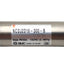Used SMC NCDJ2D16-300-B Pneumatic Cylinder, ø5/8in Bore, 3in Stroke, #10-32, 100psi