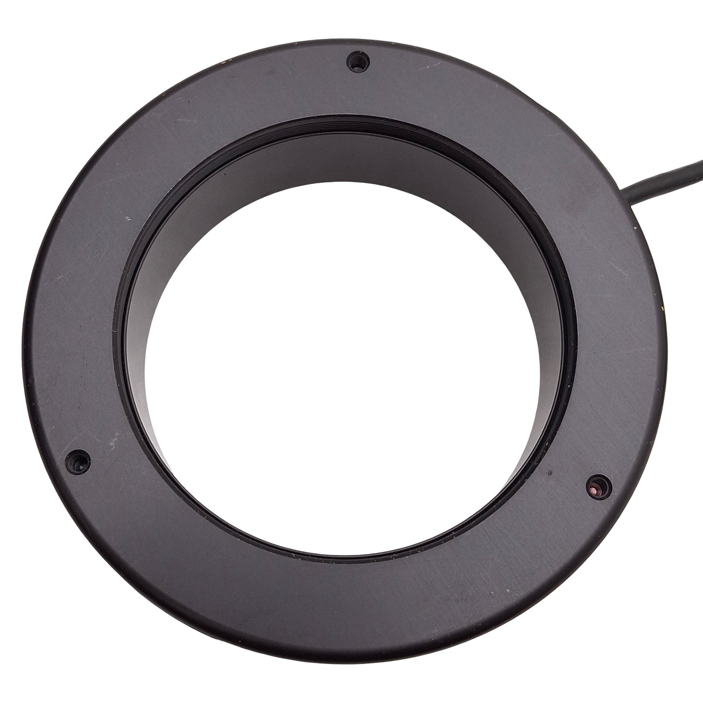 Used RSVI NER 607030 Ring Light LED Illuminator, White, ø2.73in ID, DB9 Male, 12VDC