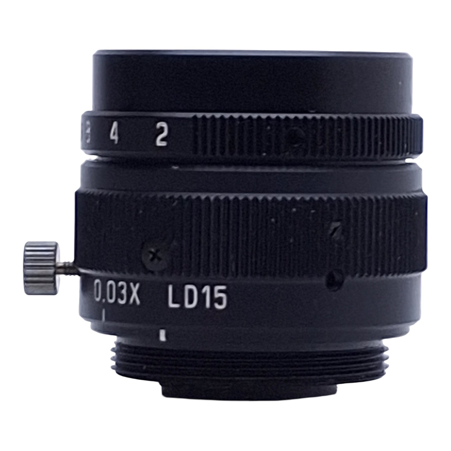 Used VS Technology VS-LD15 Distortionless Macro Lens 15mm, 1:2.0 Aperture, C Mount