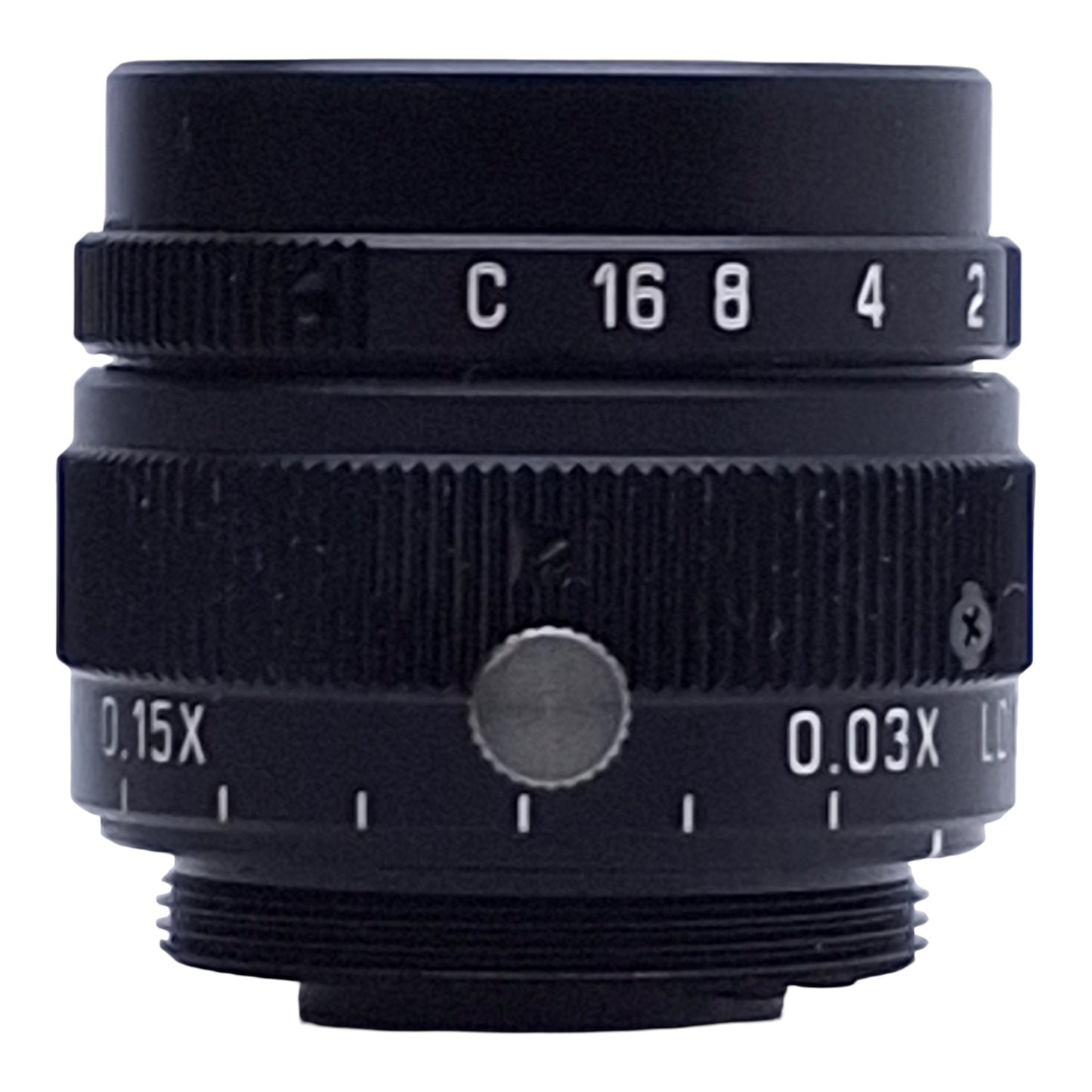 Used VS Technology VS-LD15 Distortionless Macro Lens 15mm, 1:2.0 Aperture, C Mount