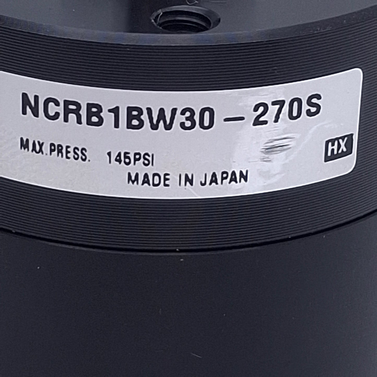 Used SMC NCRB1BW30-270S Vane Type Pneumatic Rotary Actuator 270°, 30mm Bore, 15-40psi