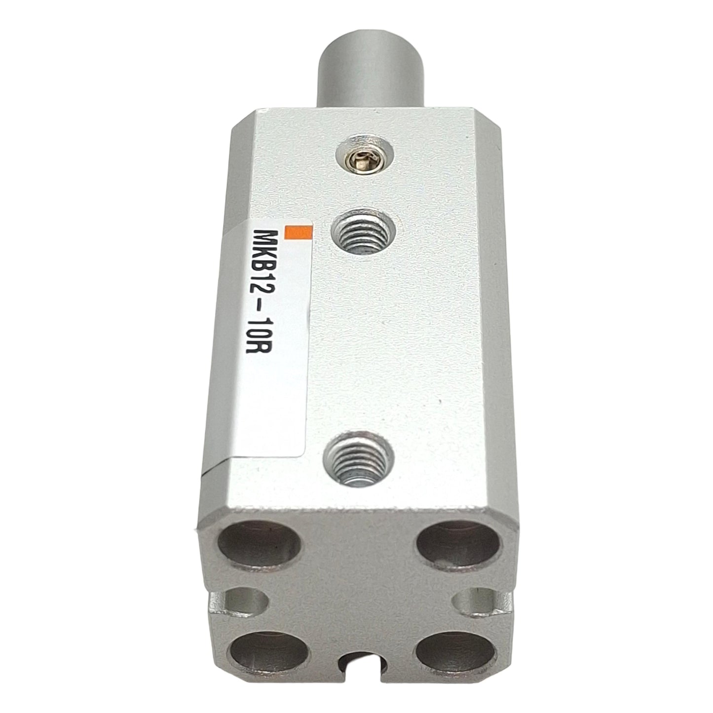 Used SMC MKB12-10R Rotary Clamp Cylinder, ø12mm Bore, 10mm Stroke, 40N, M5, 1.0MPa