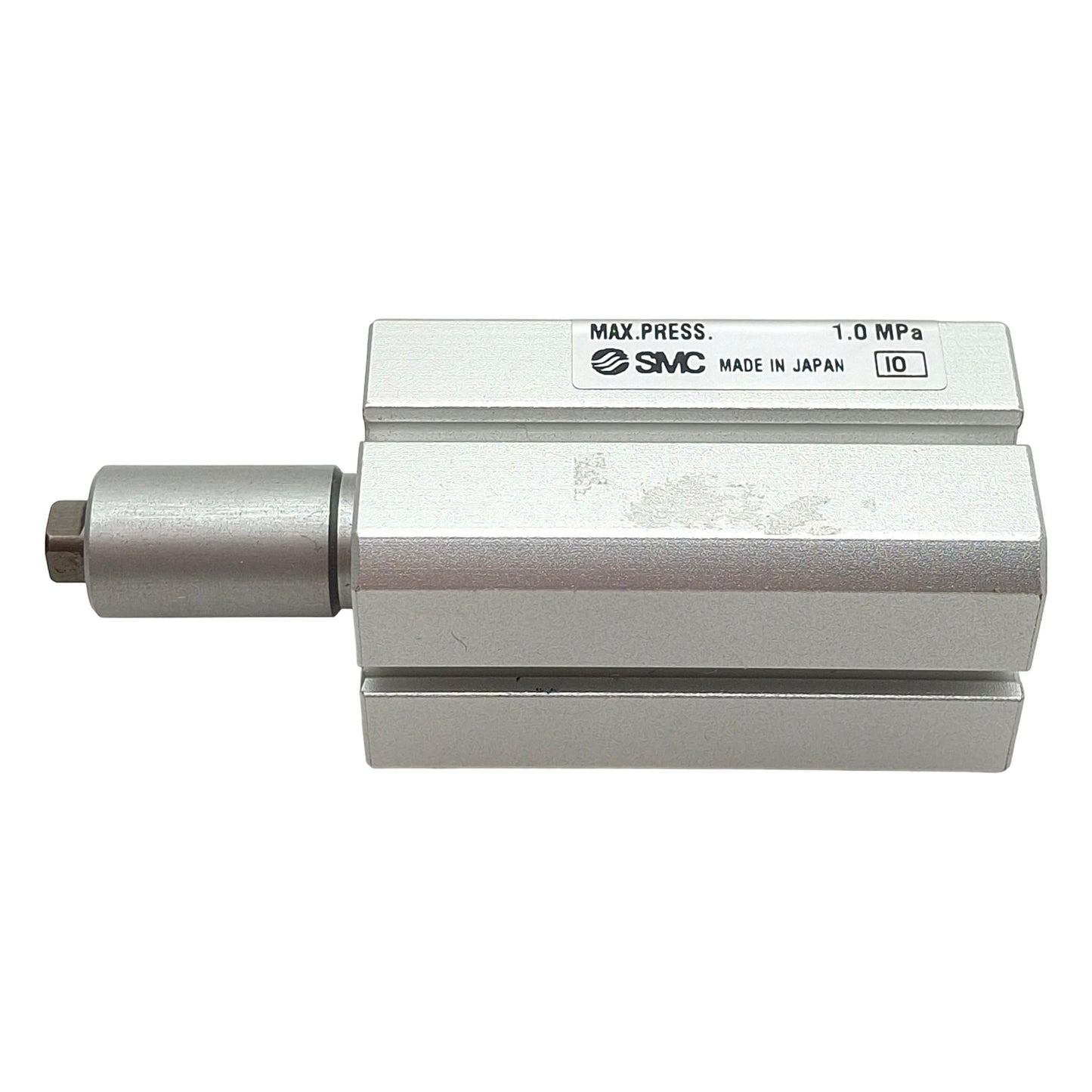 Used SMC MKB12-10R Rotary Clamp Cylinder, ø12mm Bore, 10mm Stroke, 40N, M5, 1.0MPa