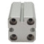 Used SMC MKB12-10R Rotary Clamp Cylinder, ø12mm Bore, 10mm Stroke, 40N, M5, 1.0MPa