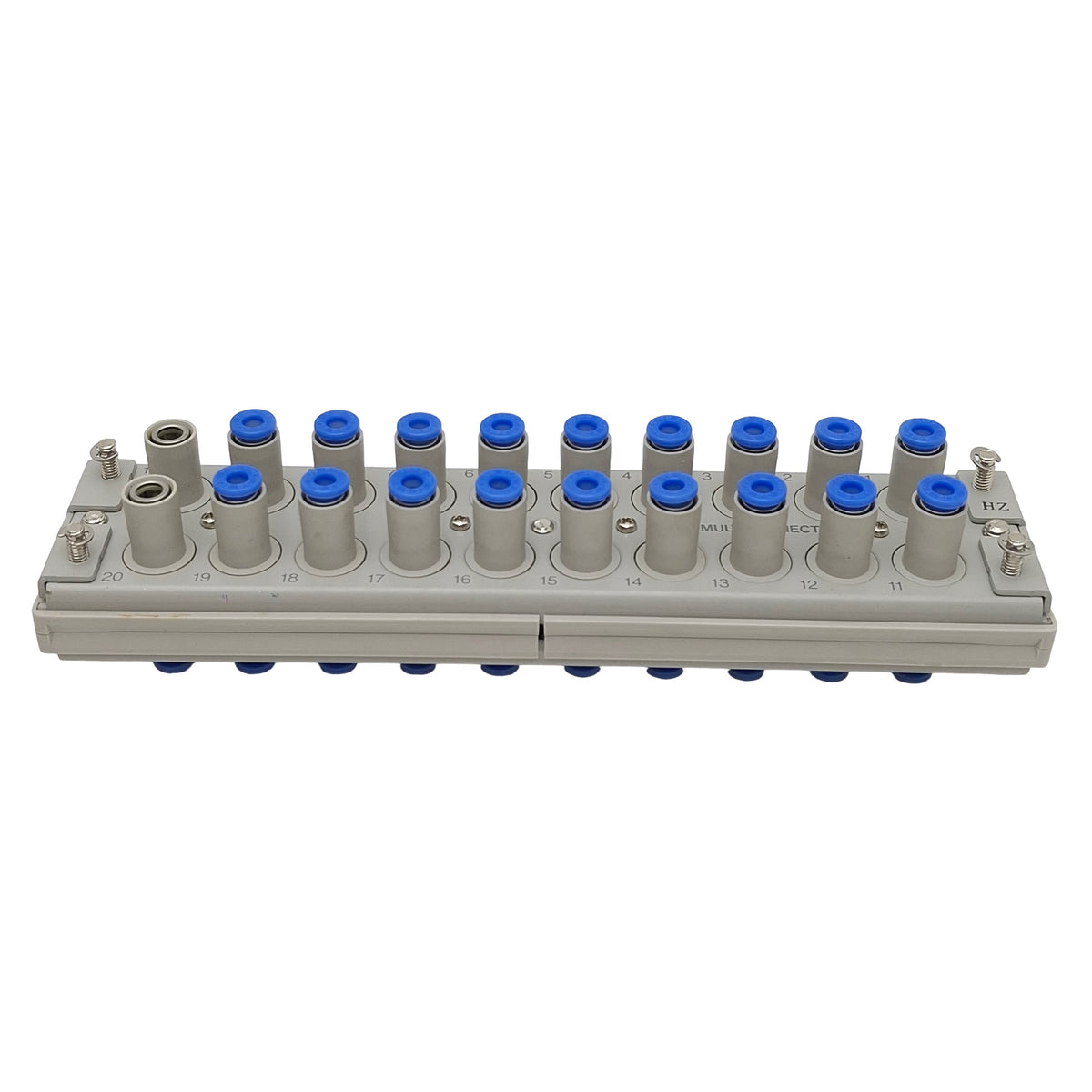 Used SMC KDM20-04 Rectangular Multi-Connector, 20-Port ø4mm One-Touch Tubes, 1MPa