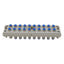 Used SMC KDM20-04 Rectangular Multi-Connector, 20-Port ø4mm One-Touch Tubes, 1MPa