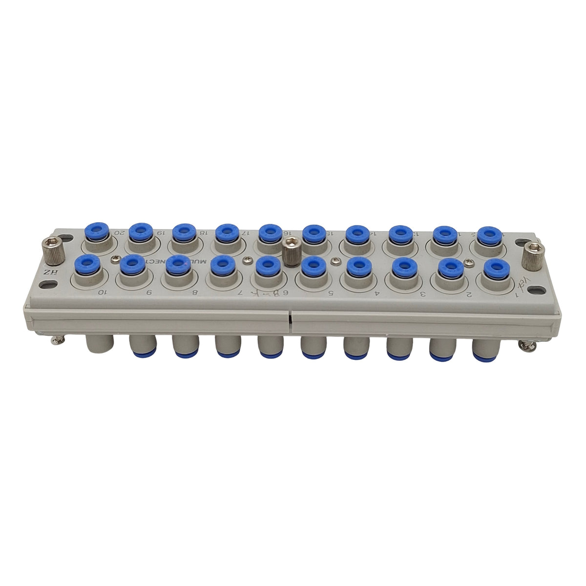 Rectangular Multi Connector SMC KDM20-04 Rectangular Multi-Connector, 20-Port ø4mm One-Touch Tubes ...