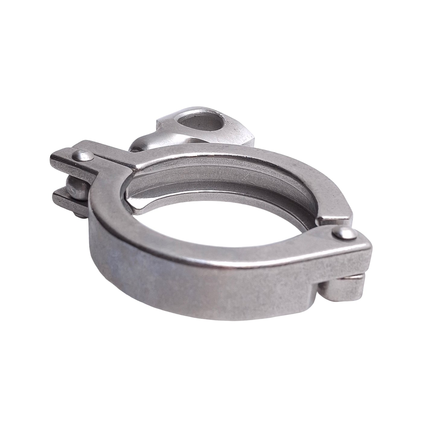 Used Lot of 5 Tri-Clover 211054 Stainless Steel Clamp Sanitary Fitting, Size 2in