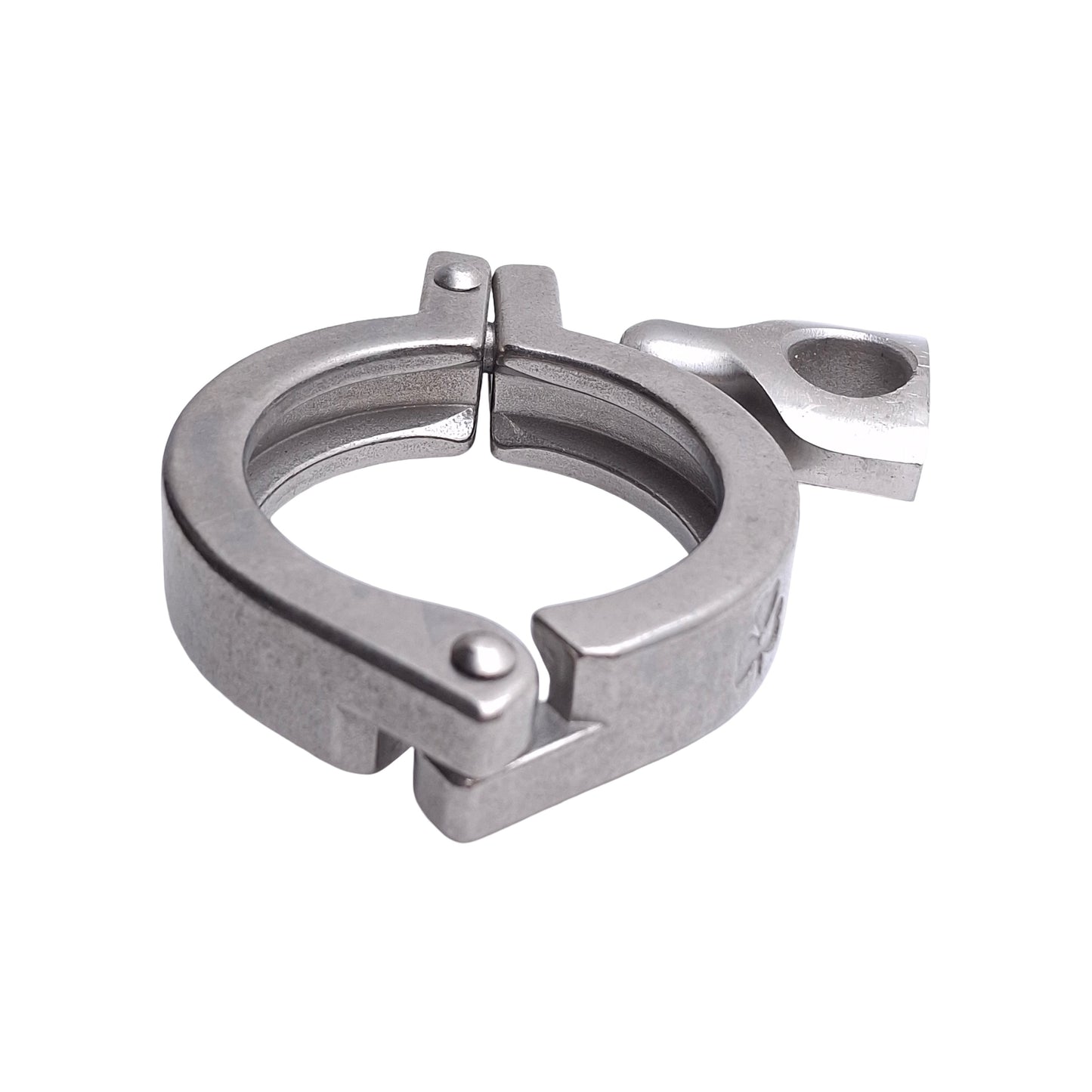 Used Lot of 5 Tri-Clover 211054 Stainless Steel Clamp Sanitary Fitting, Size 2in