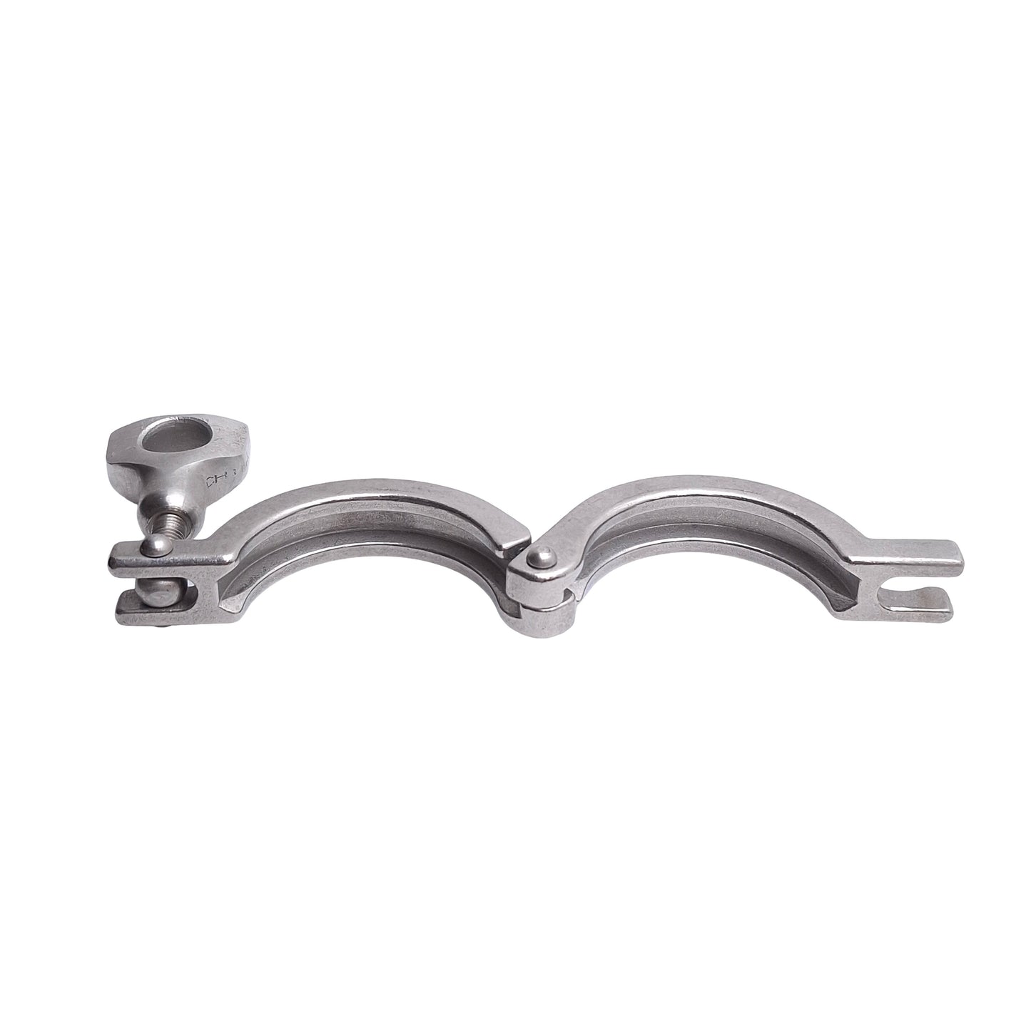 Used Lot of 5 Tri-Clover 211054 Stainless Steel Clamp Sanitary Fitting, Size 2in