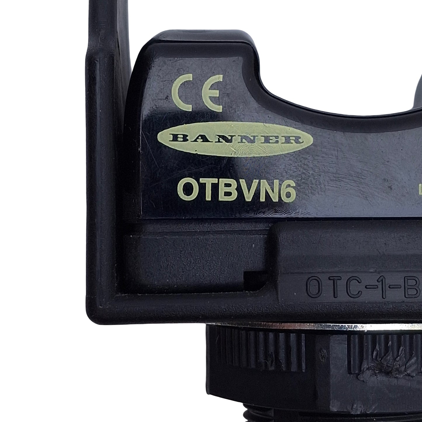 Used Banner OTBVN6 Opto-Touch Momentary Optical Touch Button 10-30VDC, NPN, 5ft Cable