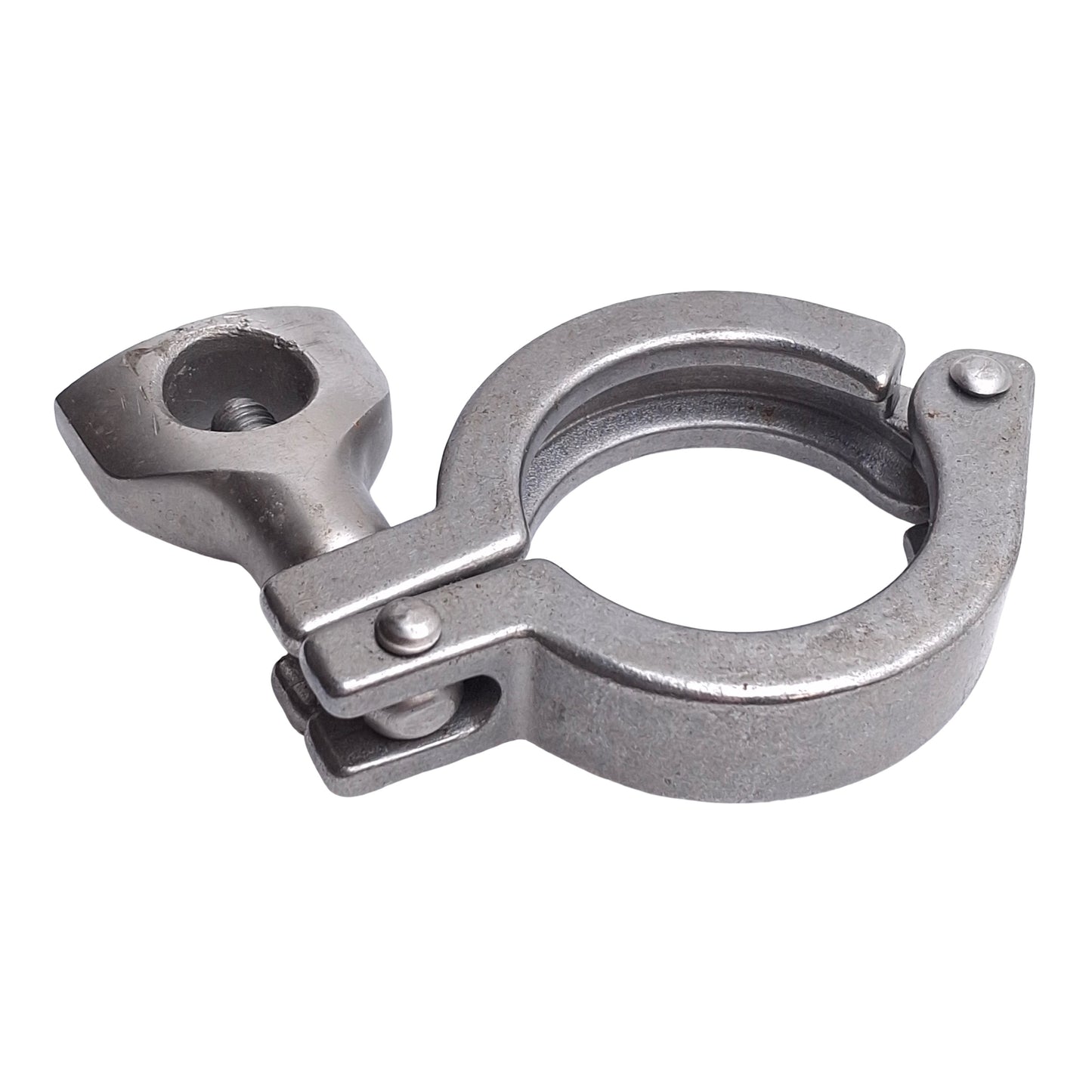 Used Lot of 5 Tri-Clover 211053 Stainless Steel Clamp Sanitary Fittings Size: 1-1/2in