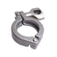 Used Lot of 5 Tri-Clover 211053 Stainless Steel Clamp Sanitary Fittings Size: 1-1/2in