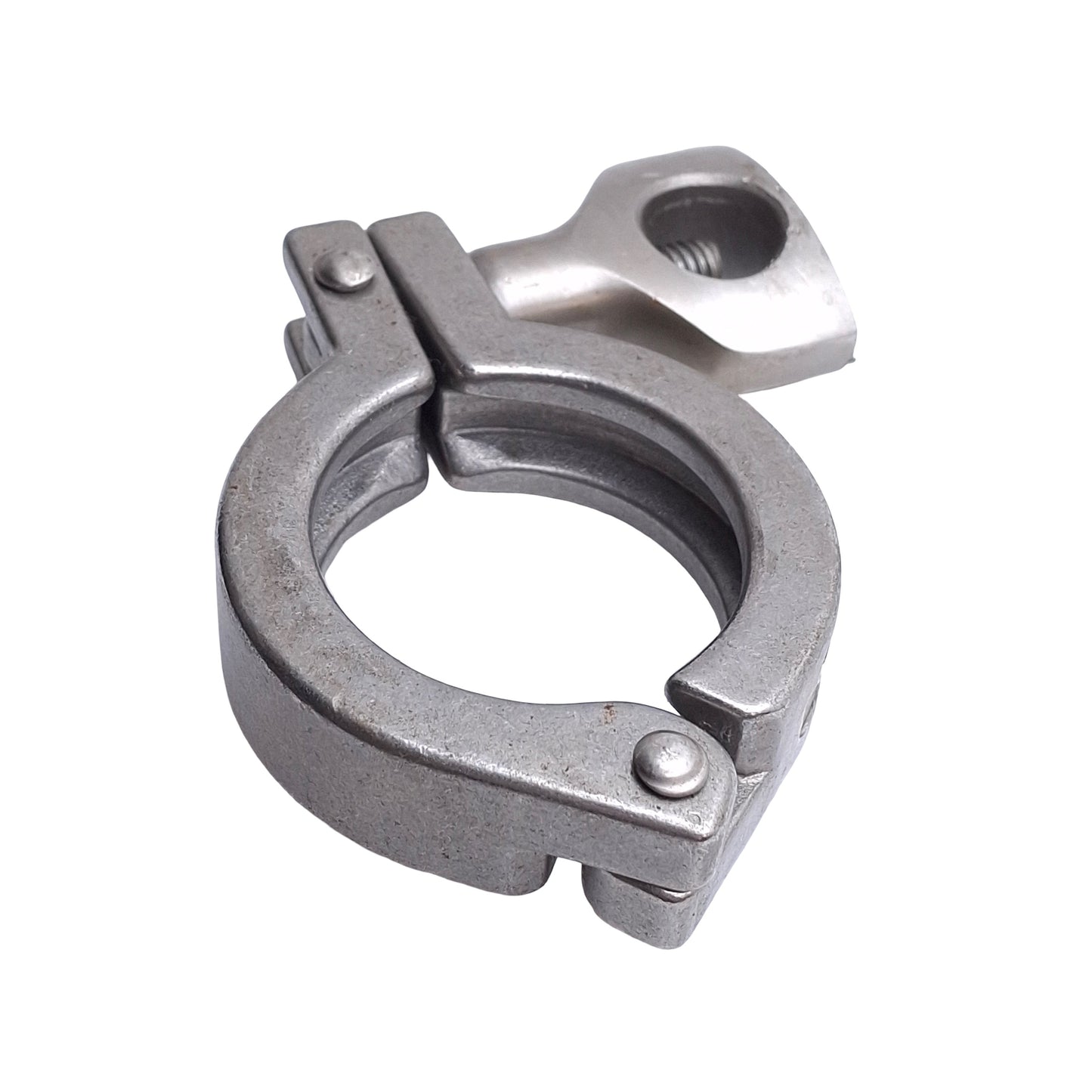 Used Lot of 5 Tri-Clover 211053 Stainless Steel Clamp Sanitary Fittings Size: 1-1/2in