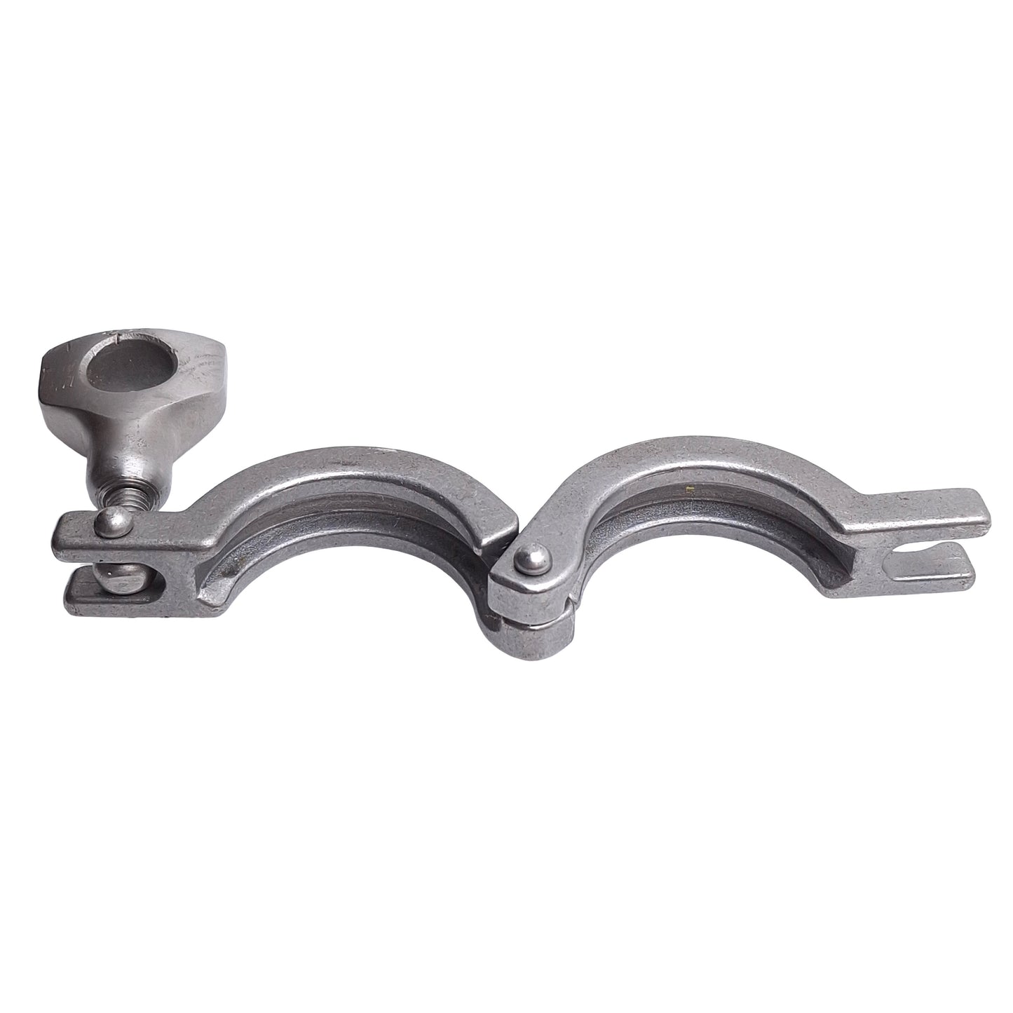 Used Lot of 5 Tri-Clover 211053 Stainless Steel Clamp Sanitary Fittings Size: 1-1/2in