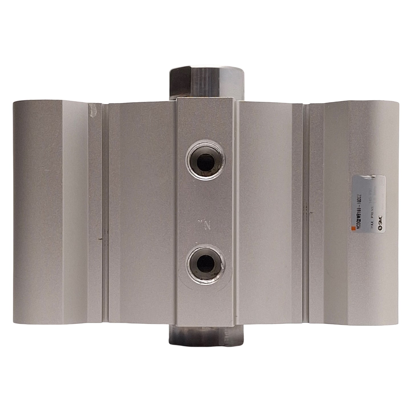 Used SMC NCDQ2WB160-10DCZ Compact Cylinder, ø160mm Bore, 10mm Stroke 145psi 3/8in NPT