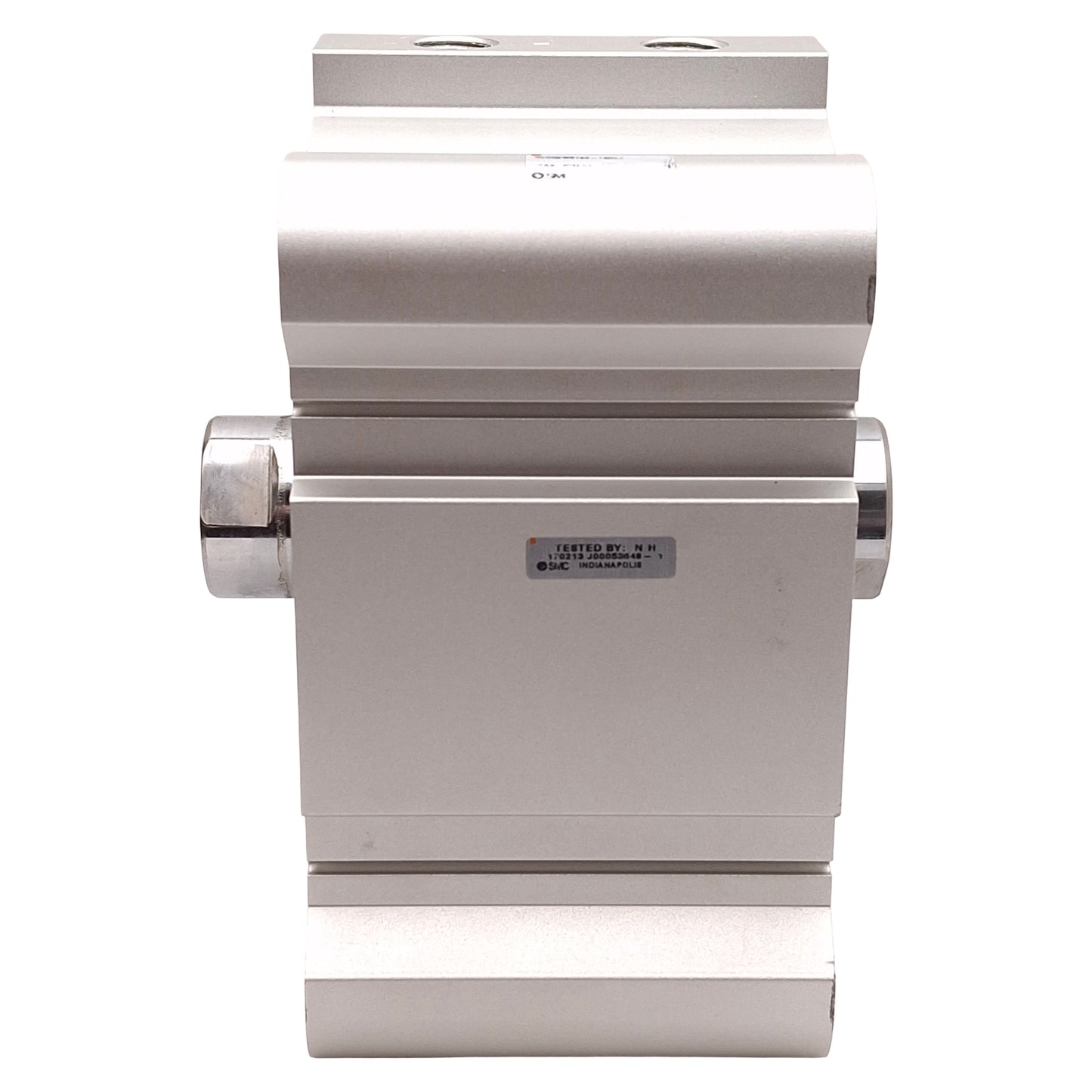 Used SMC NCDQ2WB160-10DCZ Compact Cylinder, ø160mm Bore, 10mm Stroke 145psi 3/8in NPT