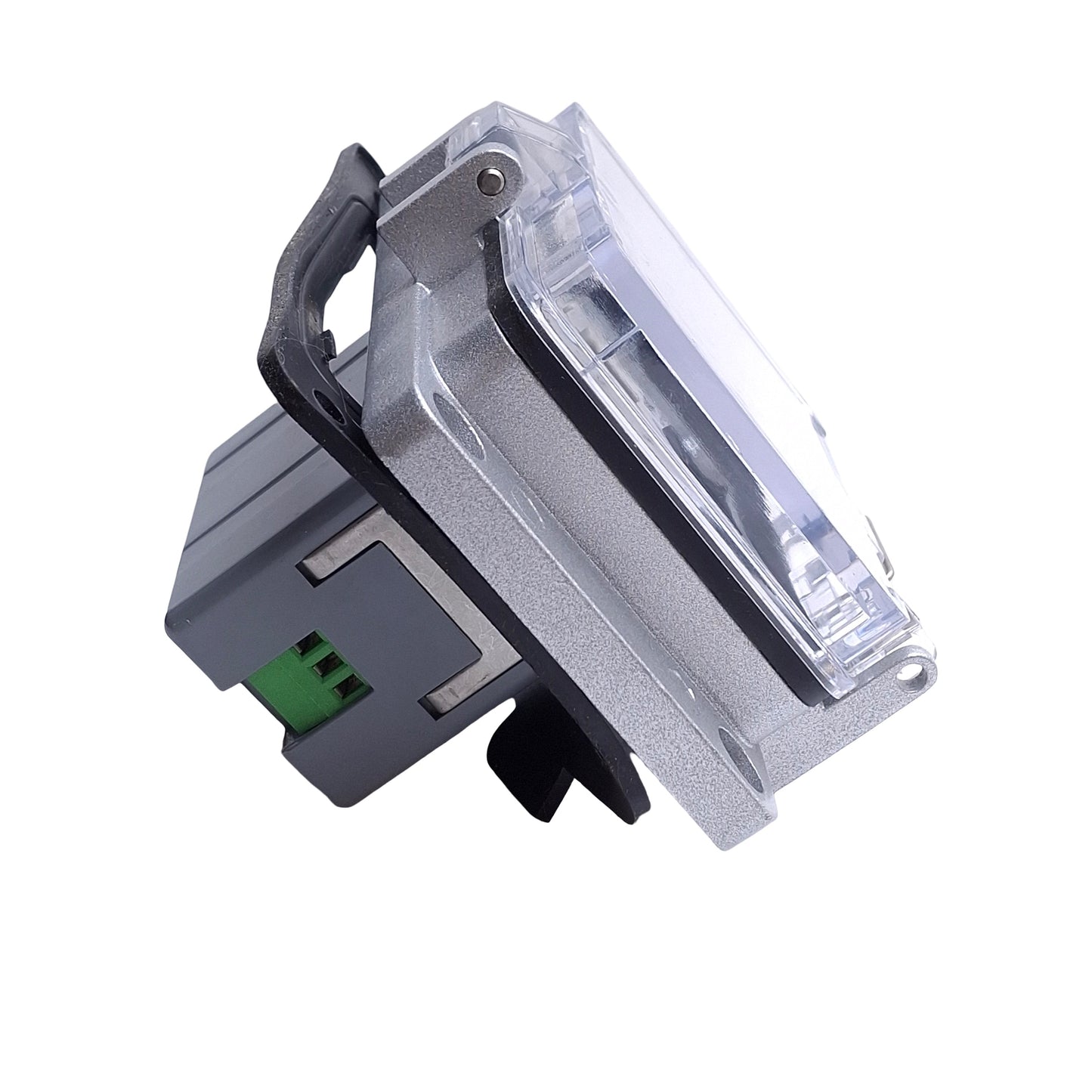 Used Hubbell PR205EB Power & Data Receptacle GFCI, 120VAC/20A Duplex, Ethernet
