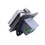 Used Hubbell PR205EB Power & Data Receptacle GFCI, 120VAC/20A Duplex, Ethernet
