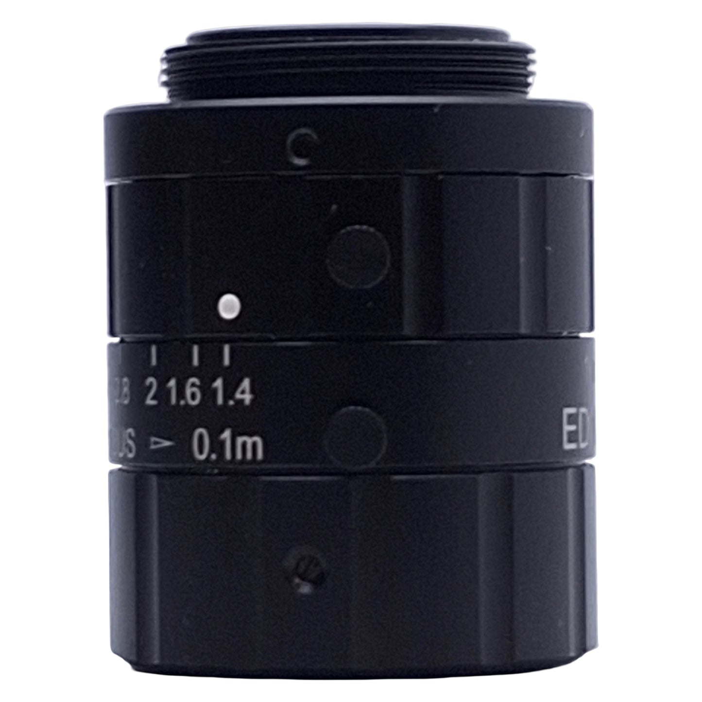 Used Edmund Optics 59870 Fixed Focal Length Lens 2/3", 16mm FL, f/1.6-1.6, C Mount