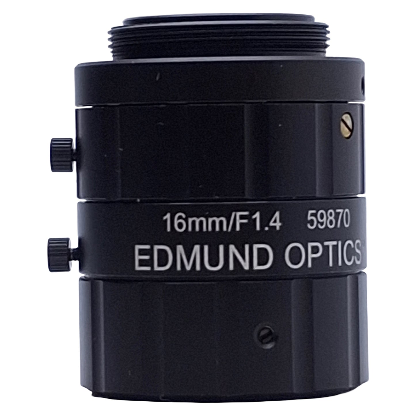 Used Edmund Optics 59870 Fixed Focal Length Lens 2/3", 16mm FL, f/1.6-1.6, C Mount