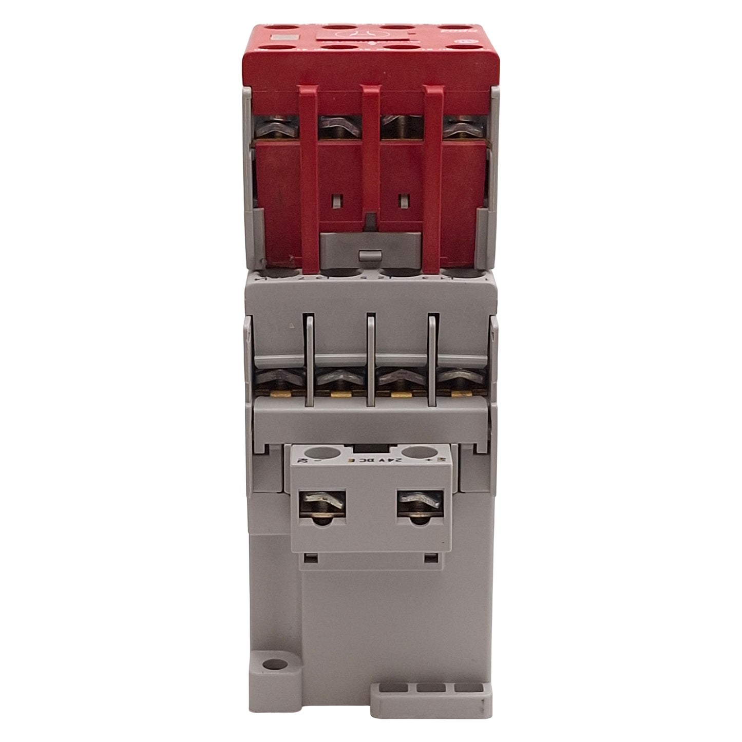 Used Allen Bradley 100S-C09EJ404BC Safety Contactor, 9A, 4NO+4NC Aux, 24VDC Coil