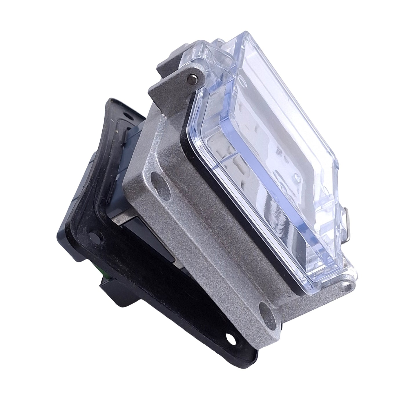 Used Hubbell PR20 Signal & Control Receptacle GFCI, 120VAC 20A, NEMA12/4 Enclosure