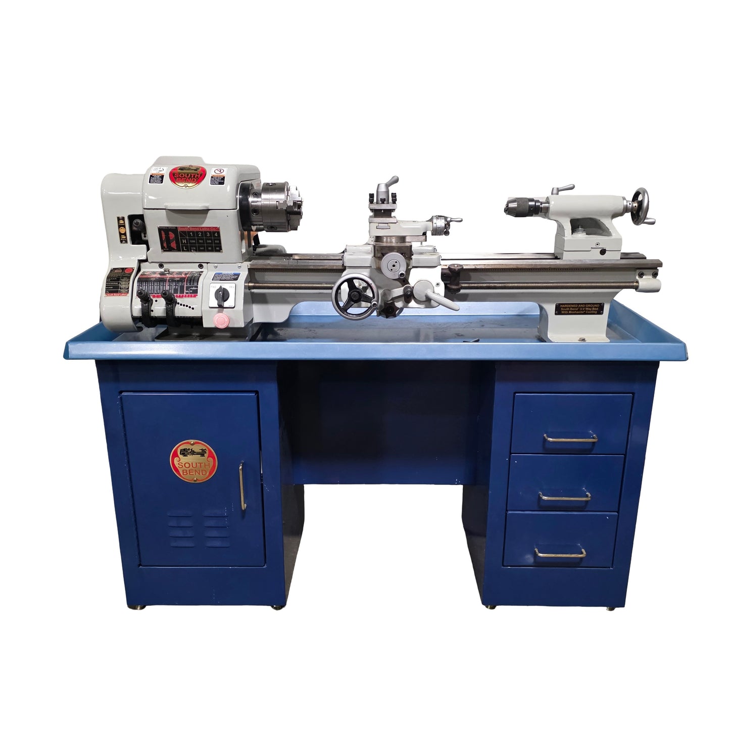 Used South Bend SB1002 10K-28" Bench Lathe 9.84" Swing 28" Between Centers 1HP 120VAC