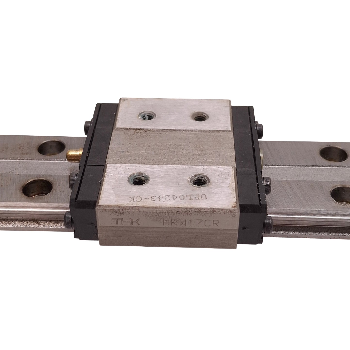 Used THK HRW17CR Linear Actuator LM Ball Bearing Slide Carriage on 550mm Guide Rail
