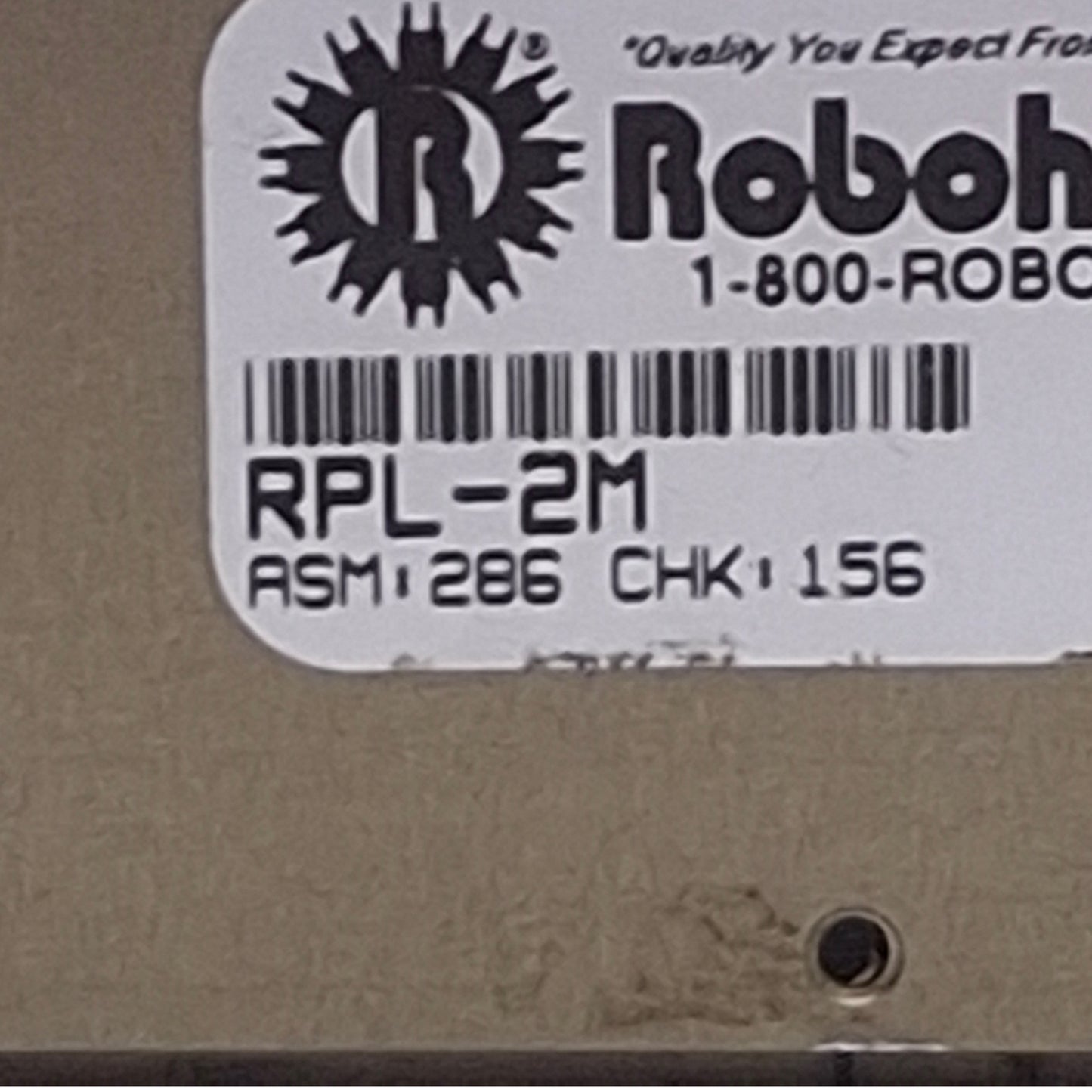 Used Robohand RPL-2M Low Profile Parallel Gripper 4-Way 2-Position, 12.7mm Stroke