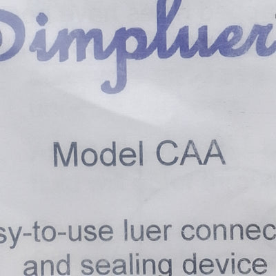 New Blockwise CAA Simpluer Panel-Mount Luer Fitting Quick Connector, 80psi, #10-32