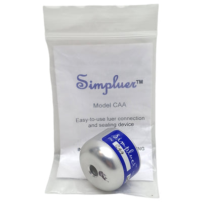 New Blockwise CAA Simpluer Panel-Mount Luer Fitting Quick Connector, 80psi, #10-32