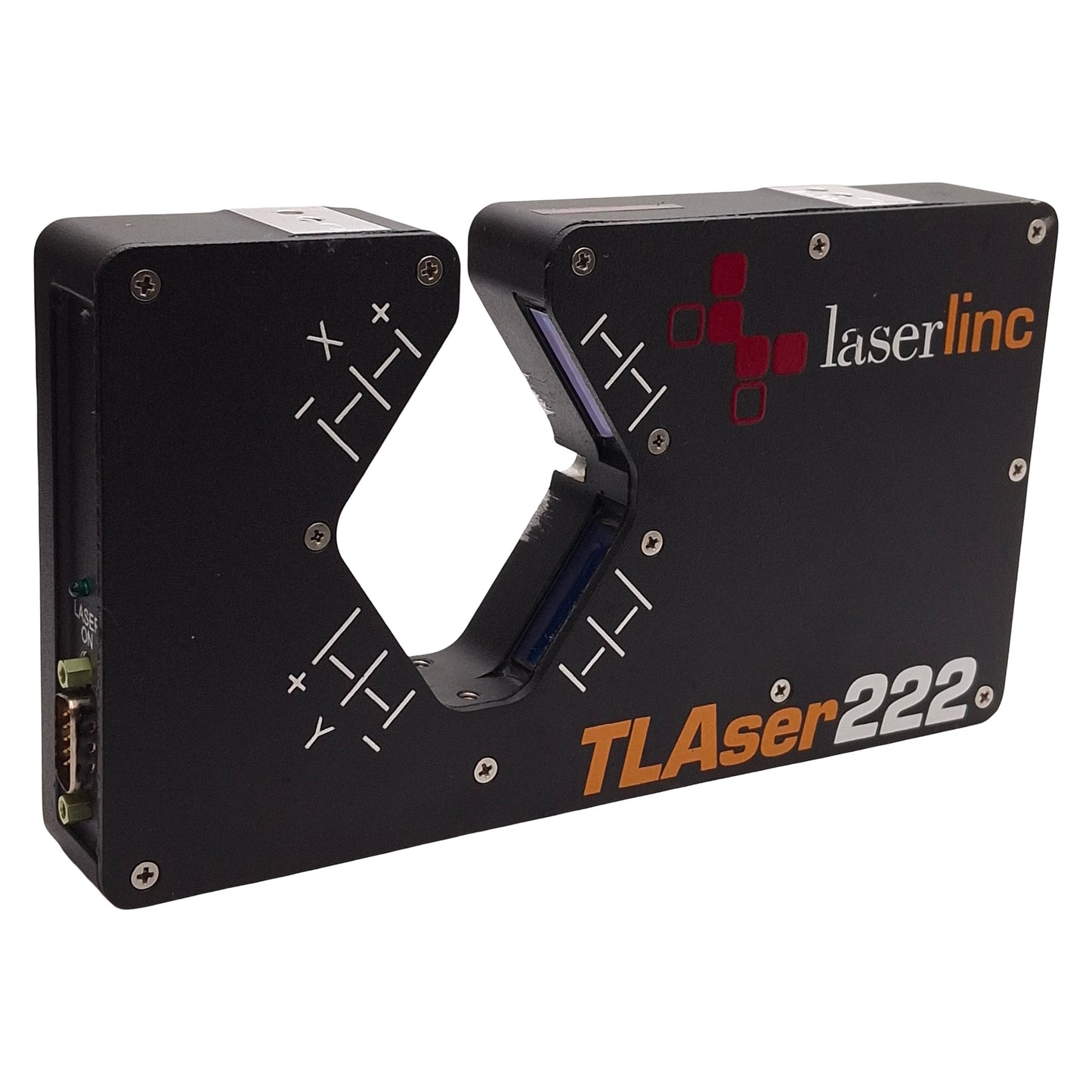 Used Laserlinc TLAser222 LASER Micrometer, 0.003-0.85in, 800 scan/sec *Scratches*