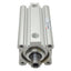 Used SMC NCDQ2KL40-50DZ Compact Non-Rotating Cylinder, ø40mm Bore, 50mm Stroke, Rc1/8