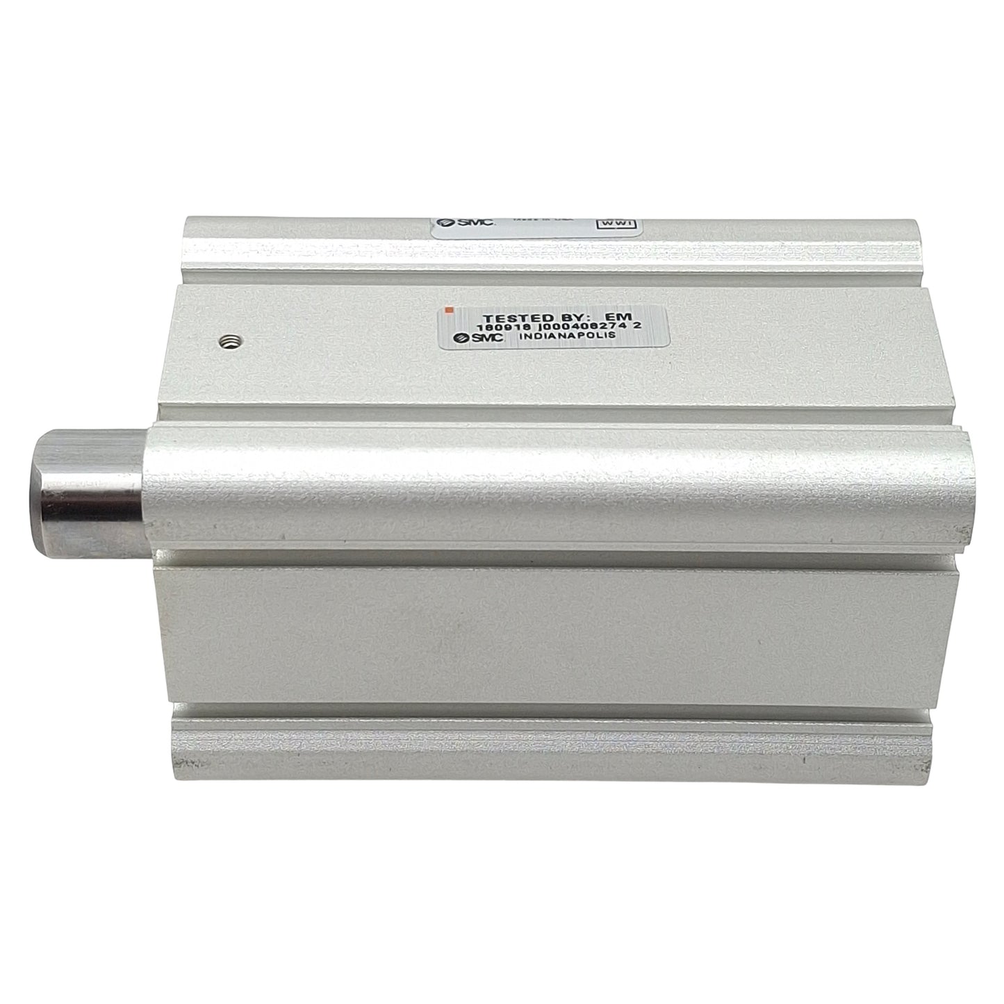Used SMC NCDQ2KL40-50DZ Compact Non-Rotating Cylinder, ø40mm Bore, 50mm Stroke, Rc1/8