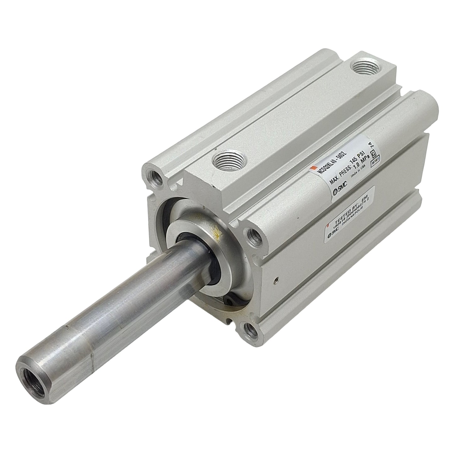 Used SMC NCDQ2KL40-50DZ Compact Non-Rotating Cylinder, ø40mm Bore, 50mm Stroke, Rc1/8