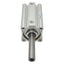 Used SMC NCDQ2KL40-50DZ Compact Non-Rotating Cylinder, ø40mm Bore, 50mm Stroke, Rc1/8