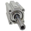 Used SMC NCDQ2KL40-50DZ Compact Non-Rotating Cylinder, ø40mm Bore, 50mm Stroke, Rc1/8