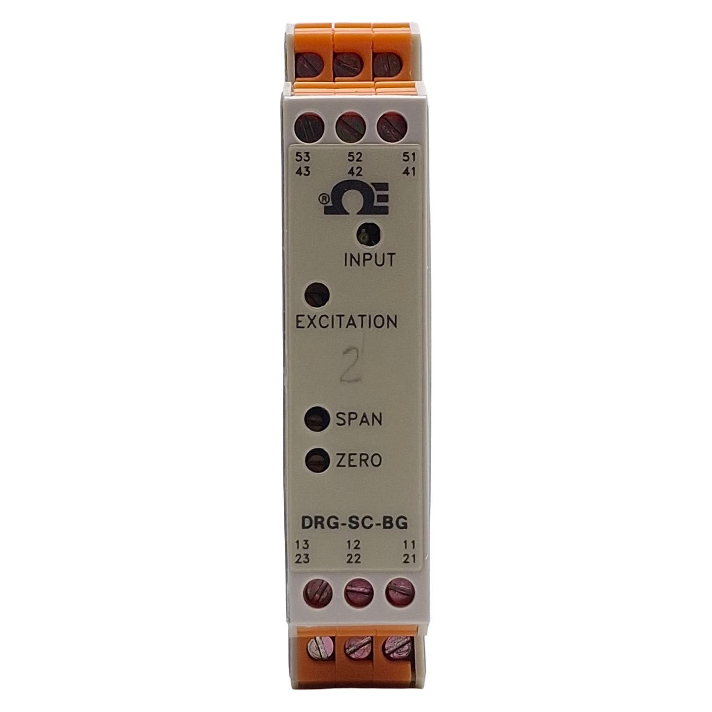 Used Omega DRG-SC-BG Bridge/Strain Gauge Input Signal Conditioner DIN Mount 0-200mV
