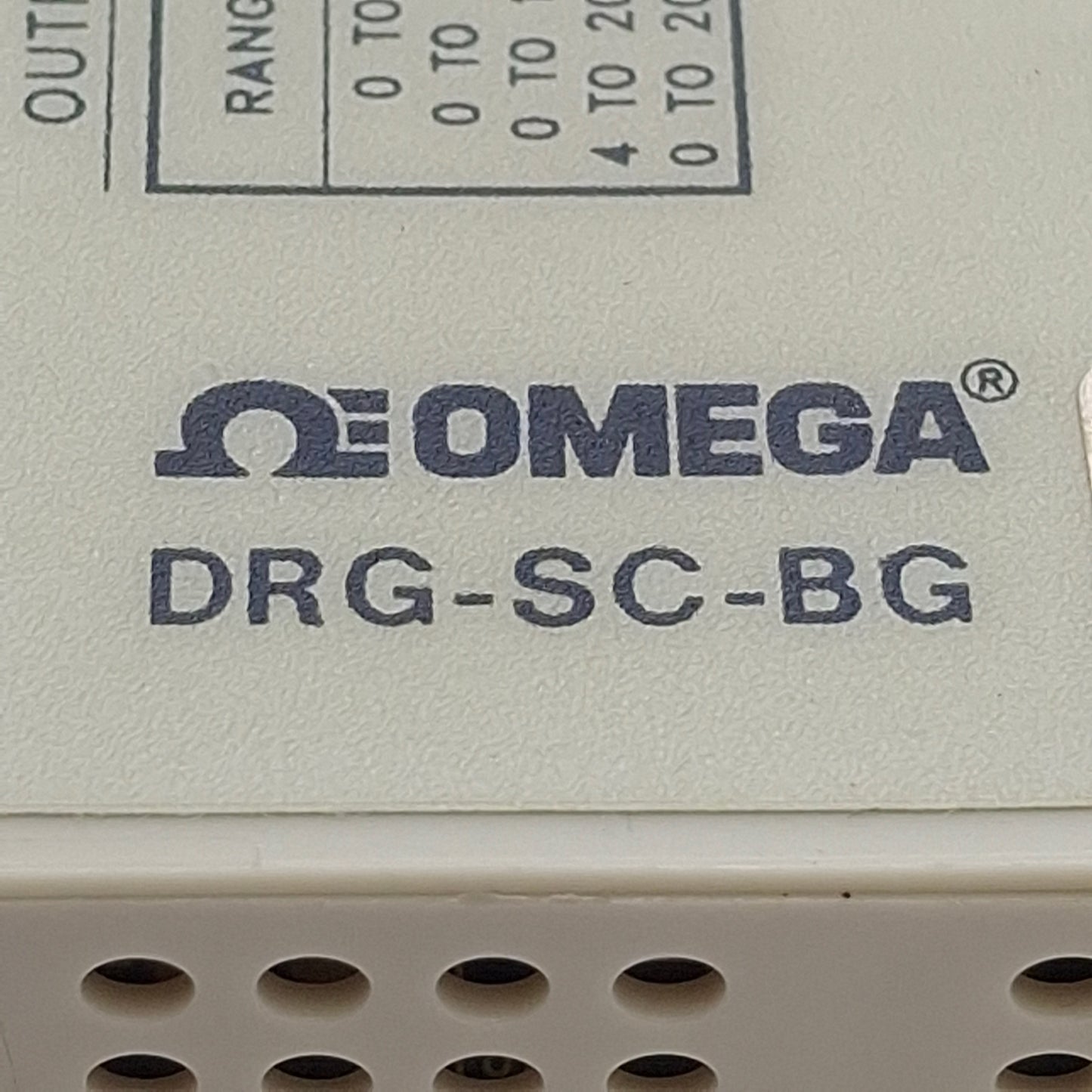 Used Omega DRG-SC-BG Bridge/Strain Gauge Input Signal Conditioner DIN Mount 0-200mV