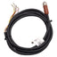 Used Sti 60567-1030 Micro Safe MC4700 Light Curtain Receiver Cable, M12 8-Pin, 7.5ft
